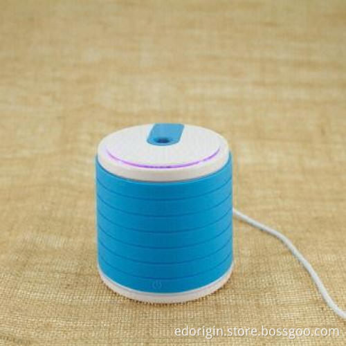 Portable Electric Diffuser with Silicone Surface and LED Light, Uses Pure Water